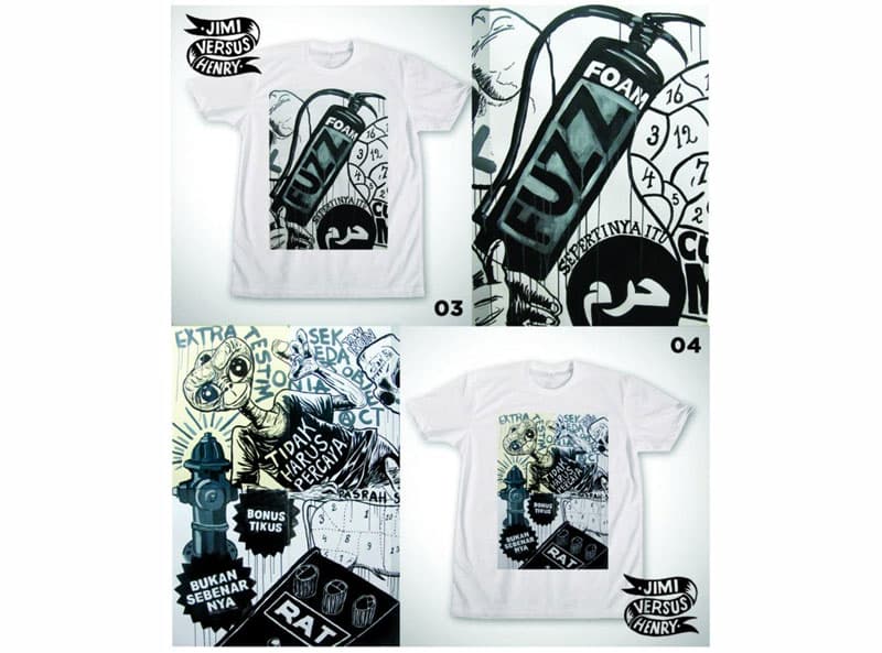 Seni + Fashion = JIMIvsHENRY#5 on Tshirt