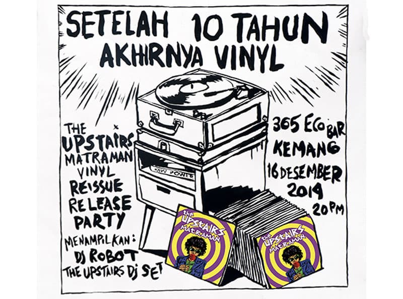 The Upstairs / Matraman 12″ Vinyl Reissue