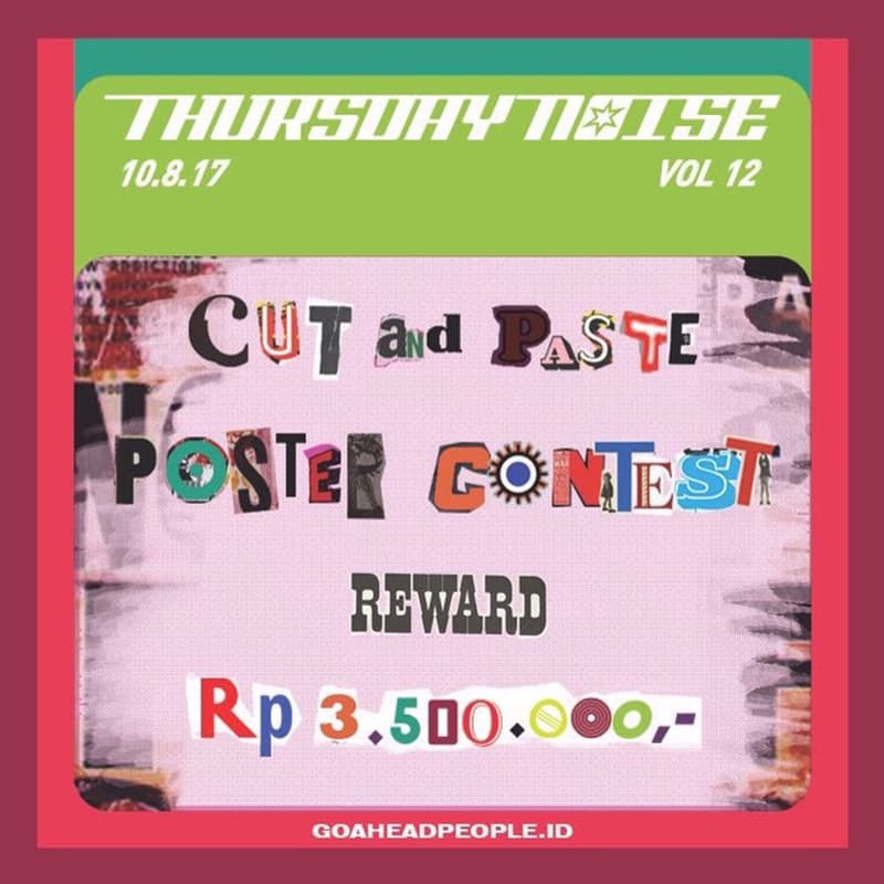 Thursday Noise Vol 12  Poster Contest