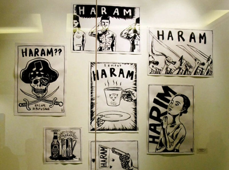 haram display