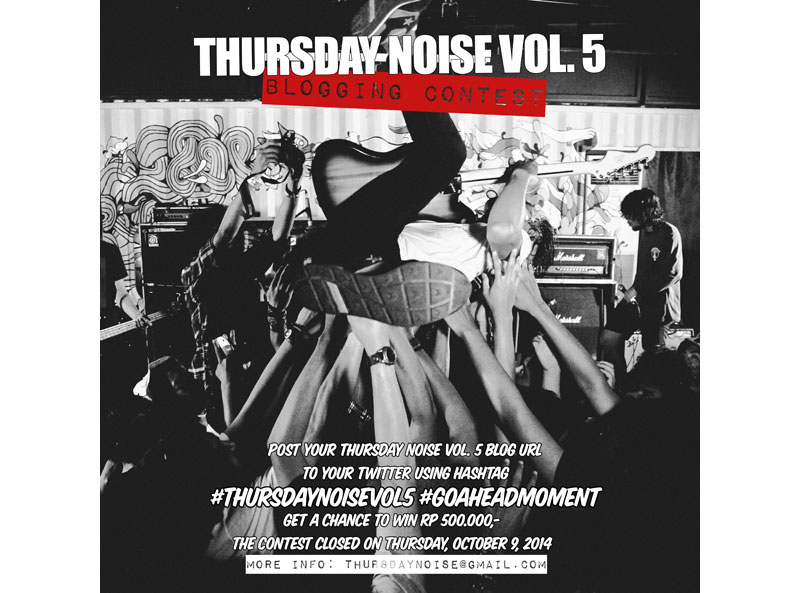 thursday noise vol 5 blogging contest