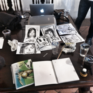 workshop self portrait 2013